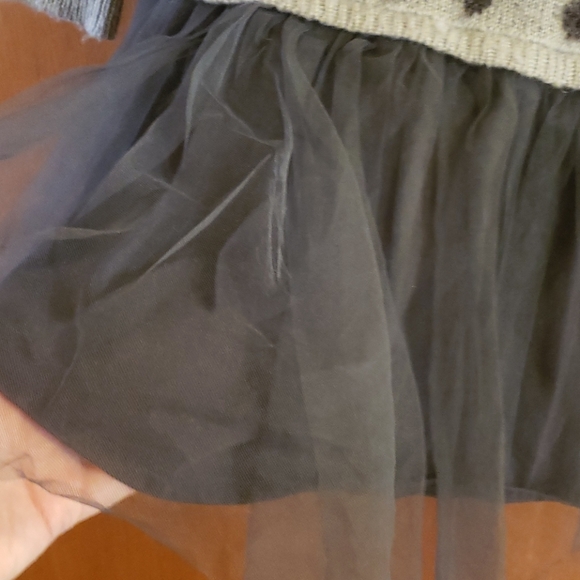 Art Class black gray leopard print sweaterdress 5T - Picture 4 of 6